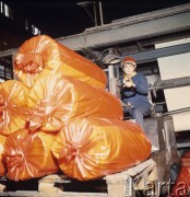 Listopad 1968, Oświęcim, Polska.
Hala produkcyjna Zakładów Chemicznych 