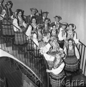 Listopad 1968, Lublin, Polska.
Zespół ludowy Uniwersytetu Marii Curie-Skłodowskiej.
Fot. Romuald Broniarek/KARTA