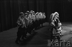 Grudzień 1968, Warszawa, Polska.
Występ ludowego zespołu arabskiego w Sali Kongresowej.
Fot. Romuald Broniarek/KARTA