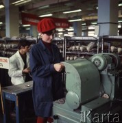 Styczeń 1969, Radom, Polska.
Radomskie Zakłady Przemysłu Skórzanego 