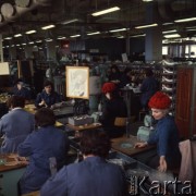 Styczeń 1969, Radom, Polska.
Radomskie Zakłady Przemysłu Skórzanego 