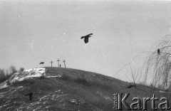 Luty 1969, Kazimierz Dolny, Polska.
Widok Góry Trzech Krzyży.
Fot. Romuald Broniarek/KARTA