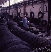 Maj 1969, Olsztyn, Polska. 
Pracownicy Olsztyńskich Zakładów Opon Samochodowych 