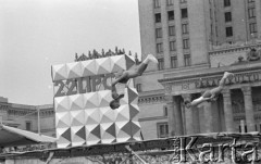 22.07.1969, Warszawa, Polska. 
Uroczyste obchody 25-lecia PRL, pokazy gimnastyczne na Placu Defilad.
Fot. Romuald Broniarek/KARTA