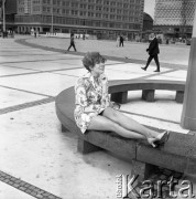 1970, Berlin, NRD.
Piosenkarka Edyta Piecha. 
Fot. Romuald Broniarek, zbiory Ośrodka KARTA