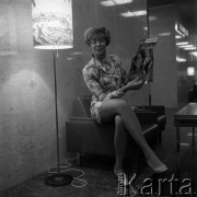 1970, Berlin, NRD.
Piosenkarka Edyta Piecha. 
Fot. Romuald Broniarek, zbiory Ośrodka KARTA