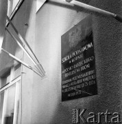 Wrzesień 1970, Kodeń, Polska.
Uroczyste otwarcie Szkoły Podstawowej im. Polsko-Radzieckiego Braterstwa Broni.
Fot. Romuald Broniarek, zbiory Ośrodka KARTA
