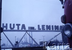1971, Kraków, Polska.
Huta im. Lenina.
Fot. Romuald Broniarek, zbiory Ośrodka KARTA
