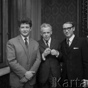 1971, Warszawa, Polska.
Przyjęcie pożegnalne ambasadora Awierkija Aristowa w Ambasadzie ZSRR.
Fot. Romuald Broniarek, zbiory Ośrodka KARTA