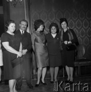 1971, Warszawa, Polska.
Przyjęcie pożegnalne ambasadora Awierkija Aristowa w Ambasadzie ZSRR.
Fot. Romuald Broniarek, zbiory Ośrodka KARTA