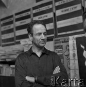 1971, Warszawa, Polska.
Janusz Warmiński - reżyser teatralny i dyrektor Teatru Ateneum im. Stefana Jaracza.
Fot. Romuald Broniarek, zbiory Ośrodka KARTA