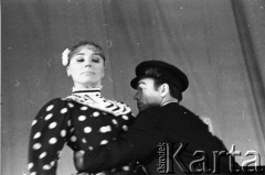 1971, Warszawa, Polska.
Tancerka Choreograficznego Koncertowego Zespołu ZSRR Igora Moisiejewa w Pałacu Kultury i Nauki.
Fot. Romuald Broniarek, zbiory Ośrodka KARTA