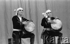 1971, Warszawa, Polska.
Tancerka Choreograficznego Koncertowego Zespołu ZSRR Igora Moisiejewa w Pałacu Kultury i Nauki.
Fot. Romuald Broniarek, zbiory Ośrodka KARTA