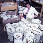 1971, Ćmielów, Polska.
Fabryka Porcelany i Wyrobów Ceramicznych.
Fot. Romuald Broniarek, zbiory Ośrodka KARTA