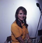 1971, Polska.
Aktorka Joanna Jędryka.
Fot. Romuald Broniarek, zbiory Ośrodka KARTA