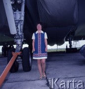 1971, Warszawa, Polska.
Radziecki samolot pasażerski Tu-144 w porcie lotniczym Warszawa-Okęcie.
Fot. Romuald Broniarek, zbiory Ośrodka KARTA