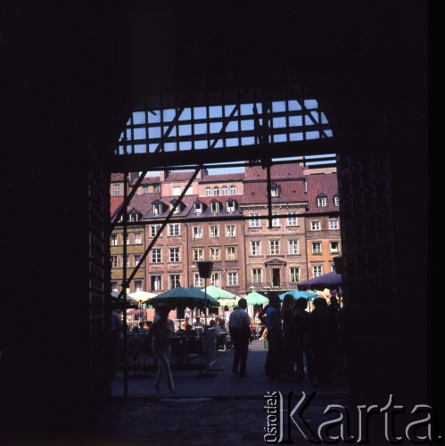 1971, Warszawa, Polska.
Rynek Starego Miasta.
Fot. Romuald Broniarek, zbiory Ośrodka KARTA