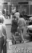 1971, Warszawa, Polska.
Ulica Widok.
Fot. Romuald Broniarek, zbiory Ośrodka KARTA