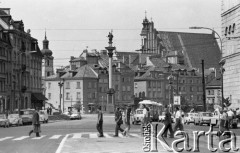 1971, Warszawa, Polska.
Plac Zamkowy.
Fot. Romuald Broniarek, zbiory Ośrodka KARTA