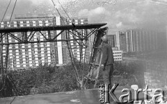 1971, Warszawa, Polska.
Służewiec.
Fot. Romuald Broniarek, zbiory Ośrodka KARTA