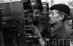 1971, Stalowa Wola, Polska.
Huta Stalowa Wola.
Fot. Romuald Broniarek, zbiory Ośrodka KARTA