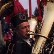 1971, Piekary Śląskie, Polska.
Orkiestra dęta Kopalni Węgla Kamiennego Julian.
Fot. Romuald Broniarek, zbiory Ośrodka KARTA