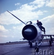 1971, Dęblin, Polska.
Lotnisko.
Fot. Romuald Broniarek, zbiory Ośrodka KARTA