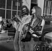 1971, Londyn, Wielka Brytania.
Muzycy.
Fot. Romuald Broniarek, zbiory Ośrodka KARTA