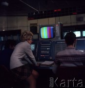 1971, Polska.
Telewizja.
Fot. Romuald Broniarek, zbiory Ośrodka KARTA