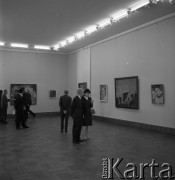 1971, Warszawa, Polska.
Wystawa obrazów Kuźmy Pietrowa-Wodkina w Muzeum Narodowym.
Fot. Romuald Broniarek, zbiory Ośrodka KARTA