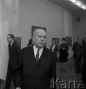 1971, Warszawa, Polska.
Wystawa obrazów Kuźmy Pietrowa-Wodkina w Muzeum Narodowym. Dyrektor Muzeum Stanisław Lorentz.
Fot. Romuald Broniarek, zbiory Ośrodka KARTA