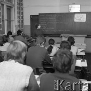 1971, Frankfurt nad Odrą, NRD.
Szkoła z wykładowym językiem polskim.
Fot. Romuald Broniarek, zbiory Ośrodka KARTA