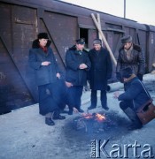 1972, Polska.
Przeładunek zboża z ZSRR.
Fot. Romuald Broniarek, zbiory Ośrodka KARTA