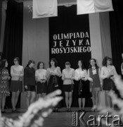 1972, Polska.
Finał Olimpiady Języka Rosyjskiego.
Fot. Romuald Broniarek, zbiory Ośrodka KARTA