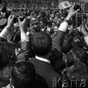 Czerwiec 1972, Warszawa, Polska.
Fidel Castro - premier i pierwszy sekretarz Komunistycznej Partii Kuby - na Placu Zwycięstwa.
Fot. Romuald Broniarek, zbiory Ośrodka KARTA