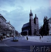 1972, Kraków, Polska.
Kościół Mariacki na Rynku Głównym.
Fot. Romuald Broniarek, zbiory Ośrodka KARTA