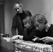 1972, Zakopane, Polska.
Państwowe Liceum Technik Plastycznych. Nauczyciel rzeźby Antoni Rząsa.
Fot. Romuald Broniarek, zbiory Ośrodka KARTA