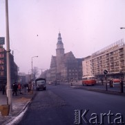 1973, Olsztyn, Polska.
Aleja Zwycięstwa i Nowy Ratusz.
Fot. Romuald Broniarek, zbiory Ośrodka KARTA