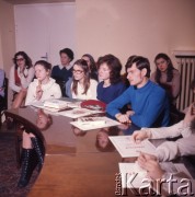 1973, Warszawa, Polska.
Olimpiada języka rosyjskiego. Eliminacje województwa warszawskiego.
Fot. Romuald Broniarek, zbiory Ośrodka KARTA