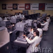 1973, Warszawa, Polska.
Fabryka Półprzewodników Tewa.
Fot. Romuald Broniarek, zbiory Ośrodka KARTA