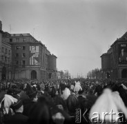 17.04.1973, Kraków, Nowa Huta, Polska.
Uroczyste odsłonięcie pomnika Włodzimierza Lenina w alei Róż.
Fot. Romuald Broniarek, zbiory Ośrodka KARTA