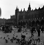 1973, Kraków, Polska.
Rynek Główny i Sukiennice.
Fot. Romuald Broniarek, zbiory Ośrodka KARTA