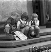 1973, Warszawa, Polska.
XXVI Warszawski Kiermasz Książki na placu Defilad.
Fot. Romuald Broniarek, zbiory Ośrodka KARTA