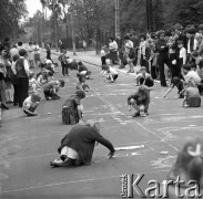 1973, Grodzisk Mazowiecki, Polska.
Kiermasz książki.
Fot. Romuald Broniarek, zbiory Ośrodka KARTA