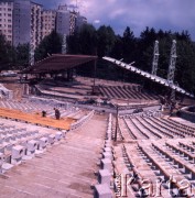 1973, Zielona Góra, Polska.
Budowa amfiteatru.
Fot. Romuald Broniarek, zbiory Ośrodka KARTA