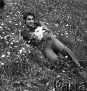 1973, Białystok, Polska.
Członek zespołu cygańskiego w Parku Branickich.
Fot. Romuald Broniarek, zbiory Ośrodka KARTA