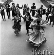 1973, Białystok, Polska.
Zespół cygański w Parku Branickich.
Fot. Romuald Broniarek, zbiory Ośrodka KARTA