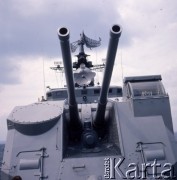 1973, Świnoujście, Polska.
Polski niszczyciel ORP Błyskawica.
Fot. Romuald Broniarek, zbiory Ośrodka KARTA