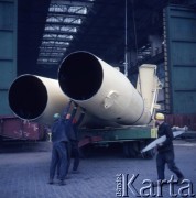 1973, Gdańsk, Polska.
Stocznia Gdańska im. Lenina.
Fot. Romuald Broniarek, zbiory Ośrodka KARTA
