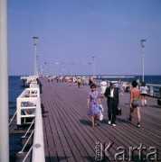 1973, Sopot, Polska.
Molo.
Fot. Romuald Broniarek, zbiory Ośrodka KARTA